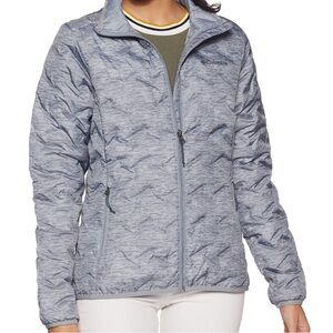 Columbia Heathered Gray Full-Zip Jacket